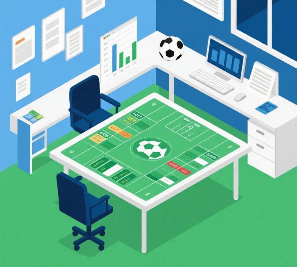 足球數據分析示意圖